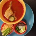 Best Caldo de Pollo Rojo (Guajillo) in Lyons, IL